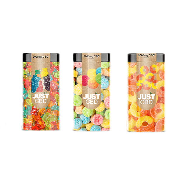 Just CBD 3000mg Gummies - 600g - Natural Euphoria