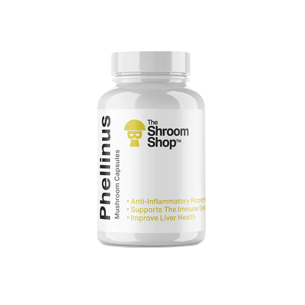 The Shroom Shop Phellinus 45000mg Capsules - 90 Caps - Natural Euphoria