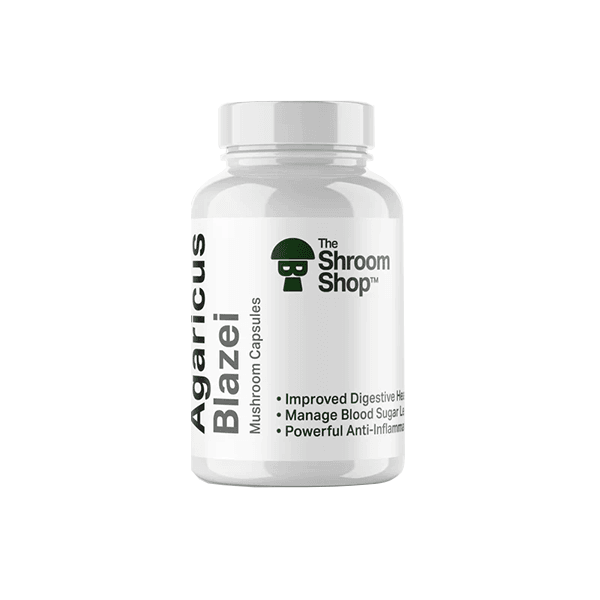 The Shroom Shop Agaricus Blazei 45000mg Capsules - 90 Caps - Natural Euphoria
