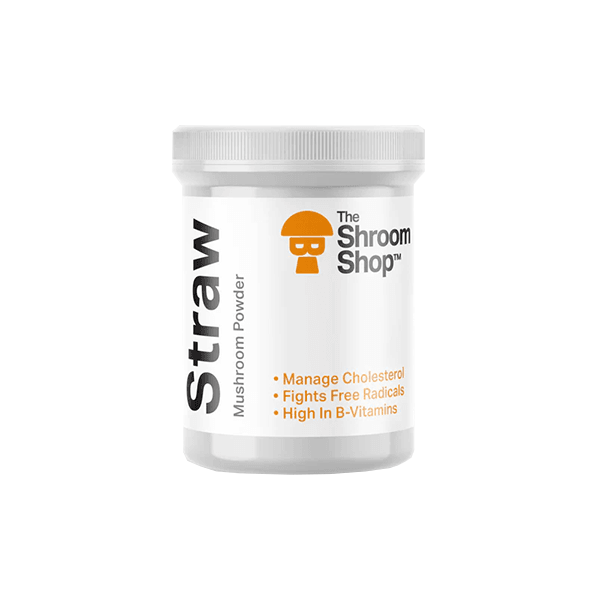 The Shroom Shop Straw Mushroom 90000mg Powder - Natural Euphoria