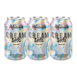 12 x Rebelicious 15mg CBD Cream Soda Sparkling Soft Drink - 330ml - Natural Euphoria