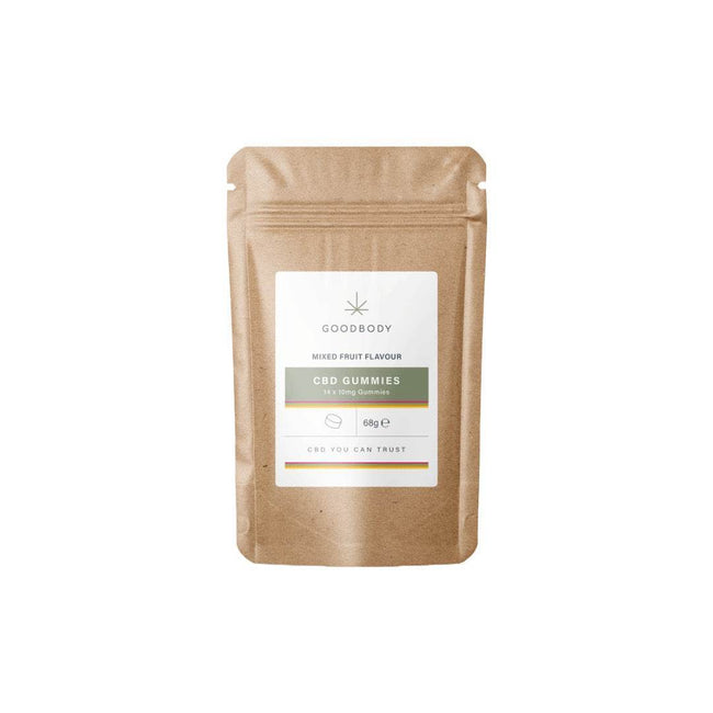 140mg Goodbody Botanicals CBD Gummies (14x10mg) - Natural Euphoria