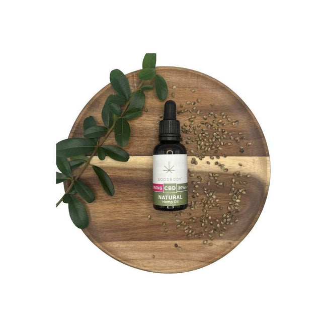 6000mg Goodbody Botanicals CBD 20% Hemp Seed Oil - 30ml - Natural Euphoria