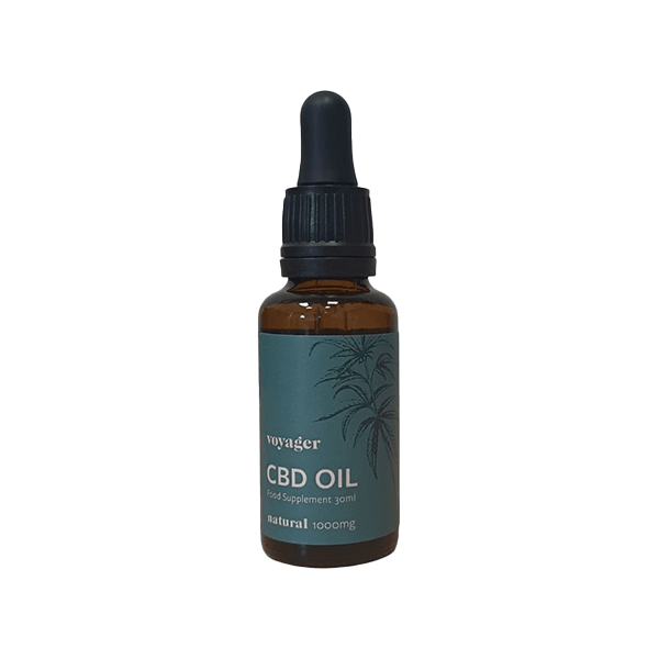 Voyager 1000mg CBD Oil 30ml - Natural Euphoria