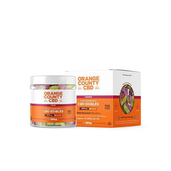Orange County CBD 400mg Gummies - Small Pack - Natural Euphoria