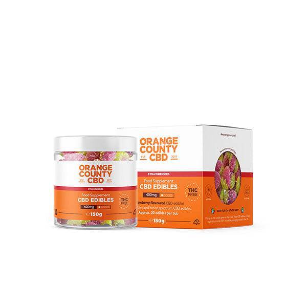 Orange County CBD 400mg Gummies - Small Pack - Natural Euphoria