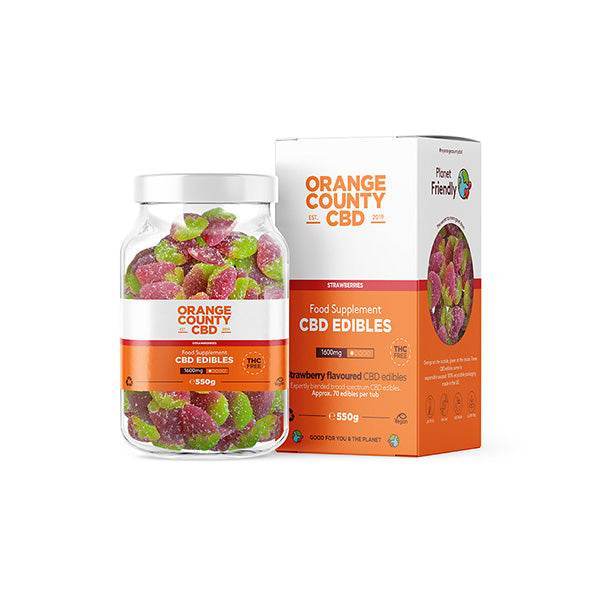 Orange County CBD 1600mg Gummies - Large Pack - Natural Euphoria