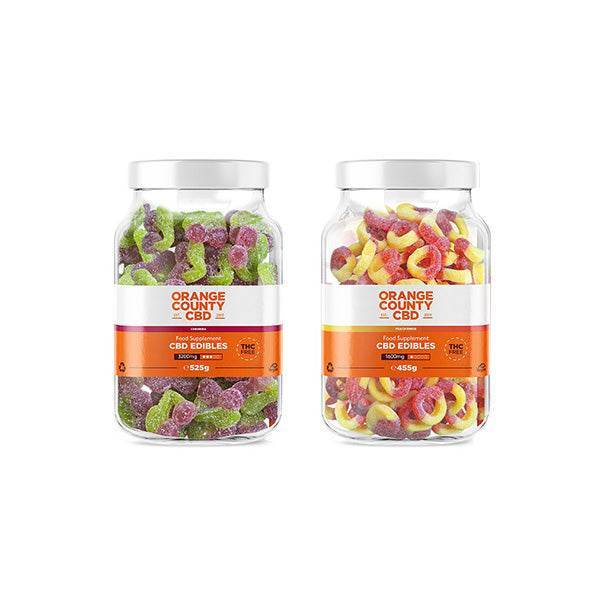 Orange County CBD 4800mg Gummies - Large Pack - Natural Euphoria