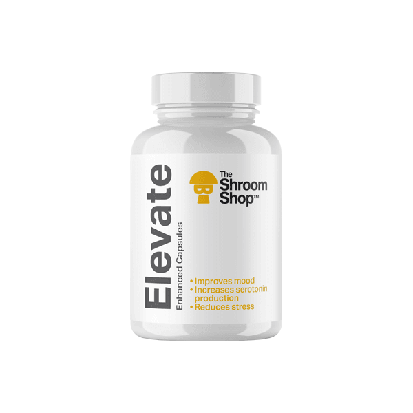 The Shroom Shop Enhanced Elevate 67500mg Capsules - 90 Caps - Natural Euphoria