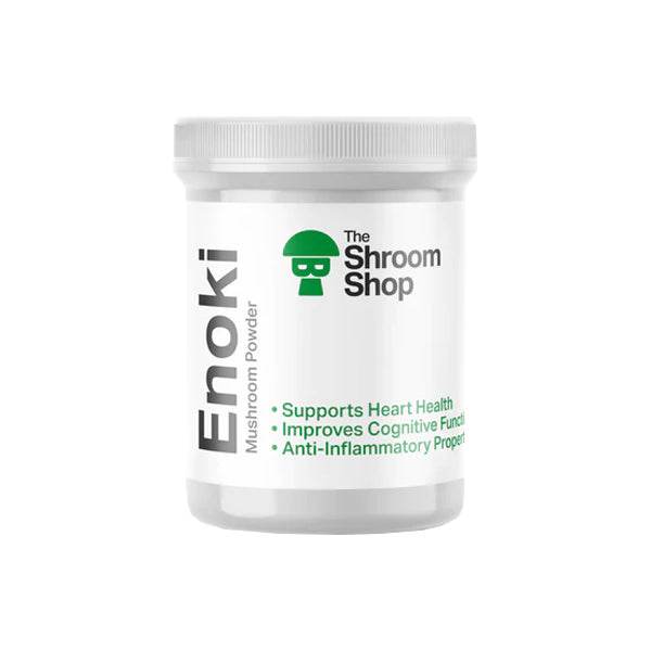 The Shroom Shop Enoki Mushroom 90000mg Powder - Natural Euphoria