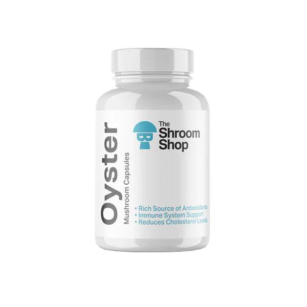 The Shroom Shop Oyster Mushroom 45000mg Capsules - 90 Caps - Natural Euphoria