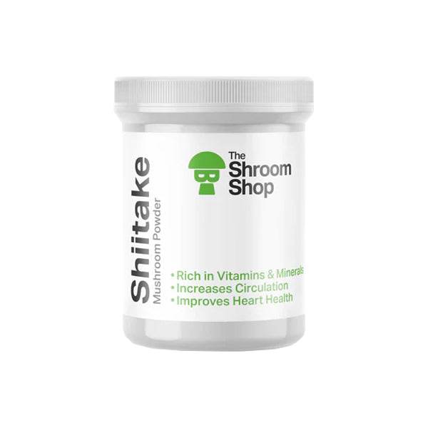 The Shroom Shop Shiitake Mushroom 90000mg Powder - Natural Euphoria