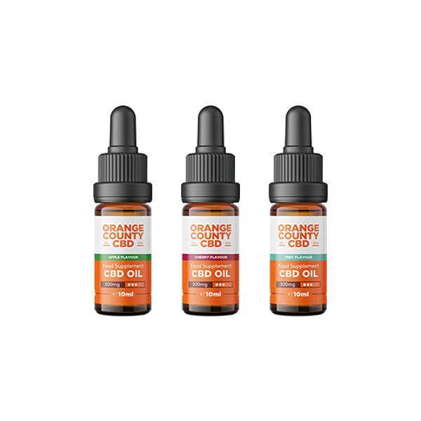 Orange County CBD 500mg Broad Spectrum CBD Oil - 10ml - Natural Euphoria