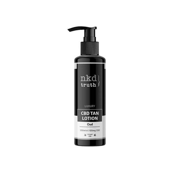 NKD Truth 100mg CBD Oud Tan Lotion - 200ml - Natural Euphoria