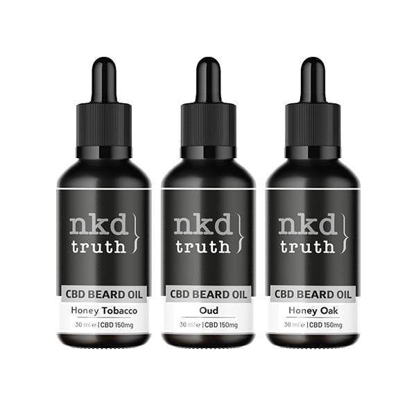 NKD 150mg CBD Infused Speciality Beard Oils 30ml - Natural Euphoria