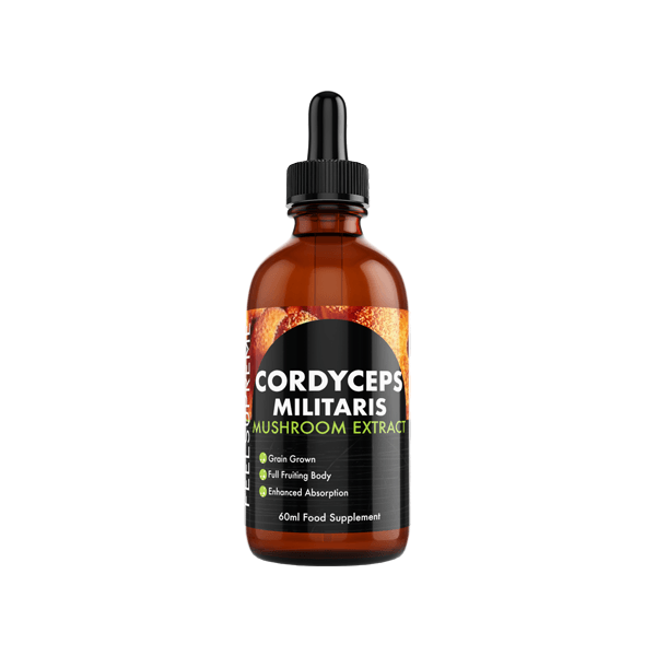 Feel Supreme Cordyceps Militaris Mushroom Liquid Tincture - 60ml - Natural Euphoria