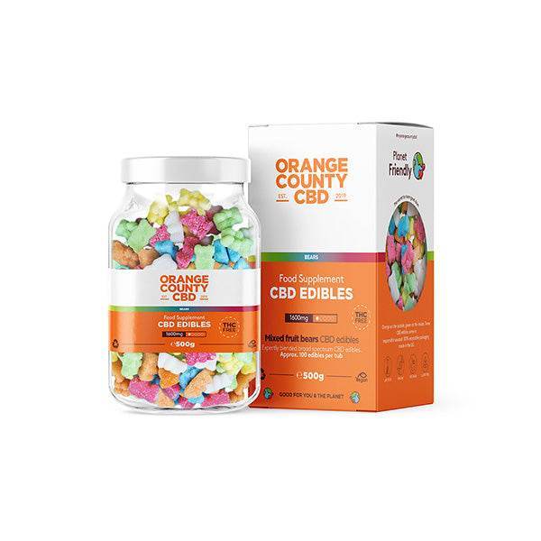 Orange County CBD 1600mg Gummies - Large Pack - Natural Euphoria