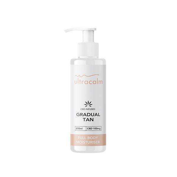 Ultracalm 100mg CBD Gradual Tan Moisturiser Body 200ml Watermelon - Natural Euphoria