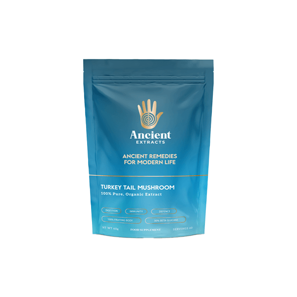 Ancient Extracts Organic Turkey Tail Powder - 60g - Natural Euphoria