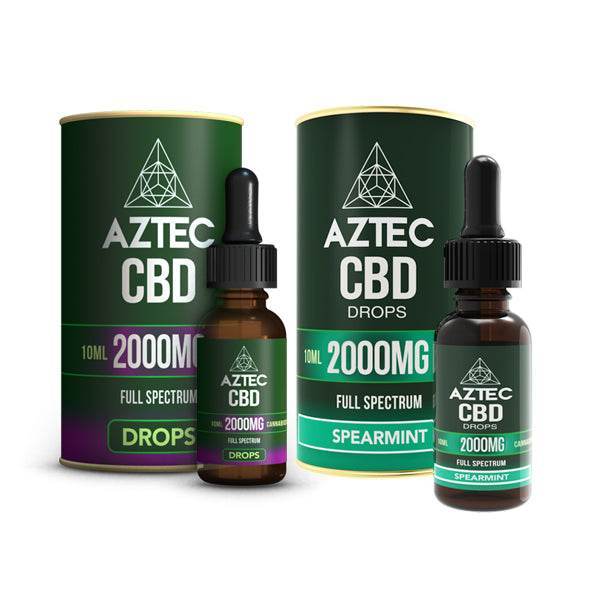 Aztec CBD Full Spectrum Hemp Oil 2000mg CBD 10ml - Natural Euphoria