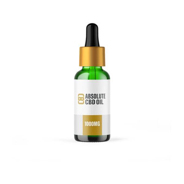 CBD Asylum 1000mg Absolute CBD Oil 20ml (BUY 1 GET 2 FREE) - Natural Euphoria