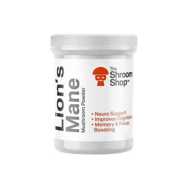 The Shroom Shop Lion's Mane Mushroom 90000mg Powder - Natural Euphoria