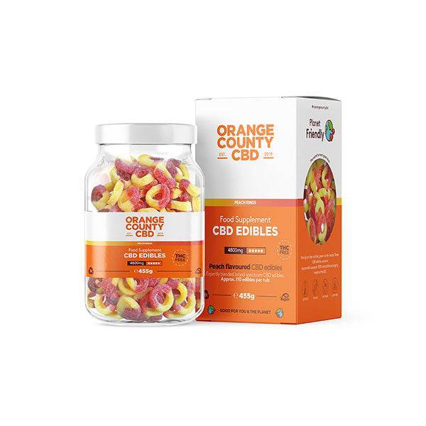 Orange County CBD 4800mg Gummies - Large Pack - Natural Euphoria