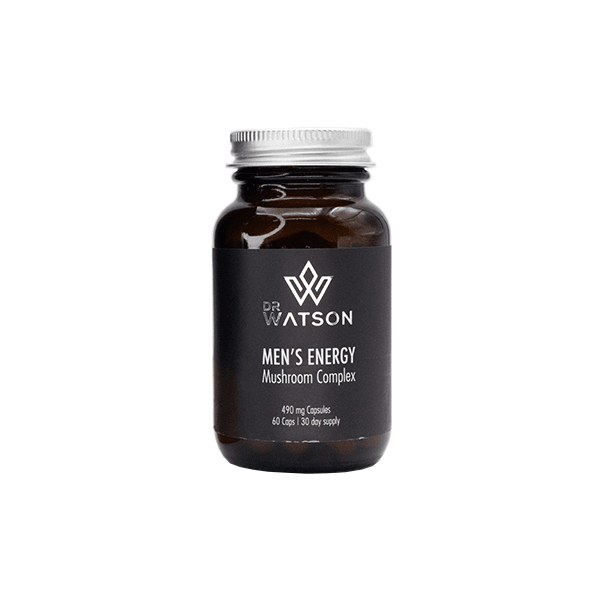 Dr Watson Men's Energy Mushroom Vegan Capsules - 60 Pieces - Natural Euphoria