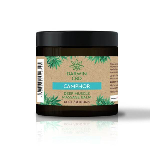 Darwin CBD 3000mg CBD Camphor Massage Balm - 60ml - Natural Euphoria