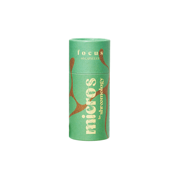 Shroomology Micros A Dose Of Focus Nootropic Blend Capsules - 60 Caps - Natural Euphoria