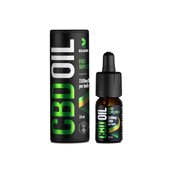Reakiro 1500mg CBD Oil 15% Full Spectrum - 10ml (BUY 1 GET 1 FREE) - Natural Euphoria