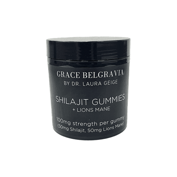 Grace Belgravia 7000mg Shilajit and Lion's Mane Vegan Gummy Bears - 350g - Natural Euphoria