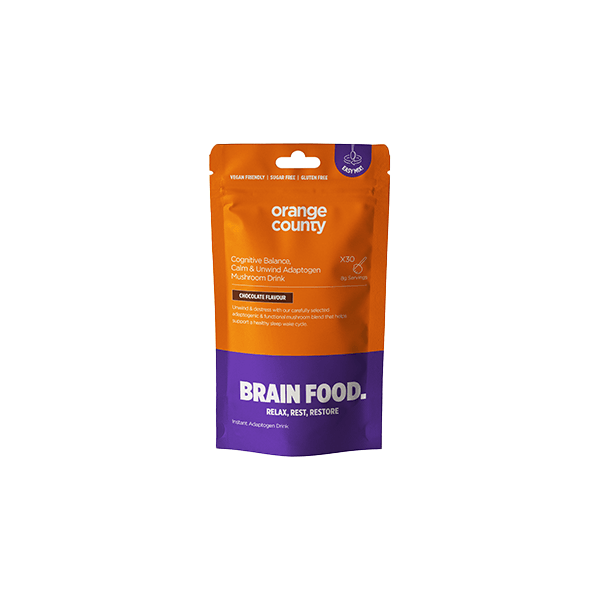 Orange County CBD 90000mg BRAIN FOOD Calm & Unwind Chocolate Flavour Powder - 240g - Natural Euphoria
