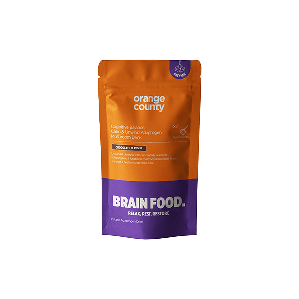 Orange County Calm & Unwind Adaptogen Brain Food Chocolate Mushroom Drink (Sample Size) - 42g - Natural Euphoria