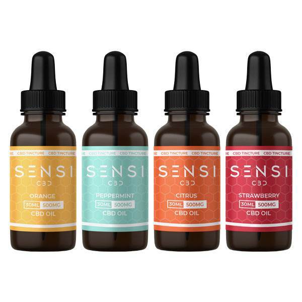 Sensi CBD 500mg CBD Broad-Spectrum Tinture Oil 30ml (BUY 1 GET 1 FREE) - Natural Euphoria
