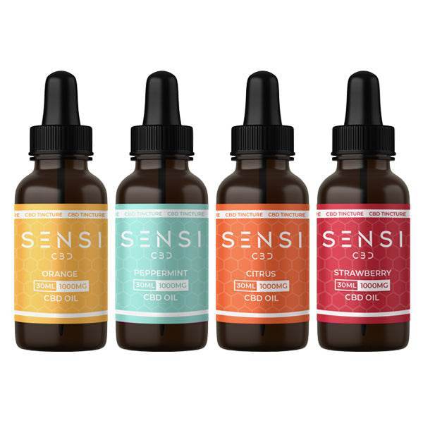 Sensi CBD 1000mg CBD Broad-Spectrum Tinture Oil 30ml (BUY 1 GET 1 FREE) - Natural Euphoria