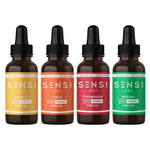 Sensi CBD 1500mg CBD Broad-Spectrum Tinture Oil 30ml (BUY 1 GET 1 FREE) - Natural Euphoria