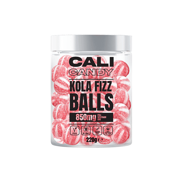 CALI CANDY 850mg Full Spectrum CBD Vegan Sweets (Small) - 10 Flavours - Natural Euphoria