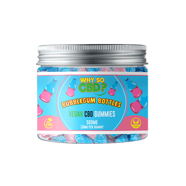 Why So CBD? 500mg Broad Spectrum CBD Small Vegan Gummies - 11 Flavours - Natural Euphoria
