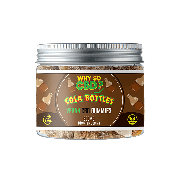 Why So CBD? 500mg Broad Spectrum CBD Small Vegan Gummies - 11 Flavours - Natural Euphoria