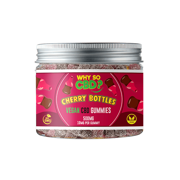 Why So CBD? 500mg Broad Spectrum CBD Small Vegan Gummies - 11 Flavours - Natural Euphoria