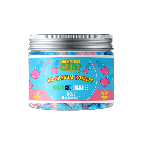 Why So CBD? 500mg Broad Spectrum CBD Small Vegan Gummies - 11 Flavours - Natural Euphoria