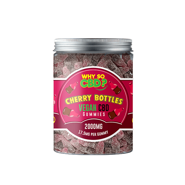 Why So CBD? 2000mg CBD Large Vegan Gummies - 11 Flavours - Natural Euphoria