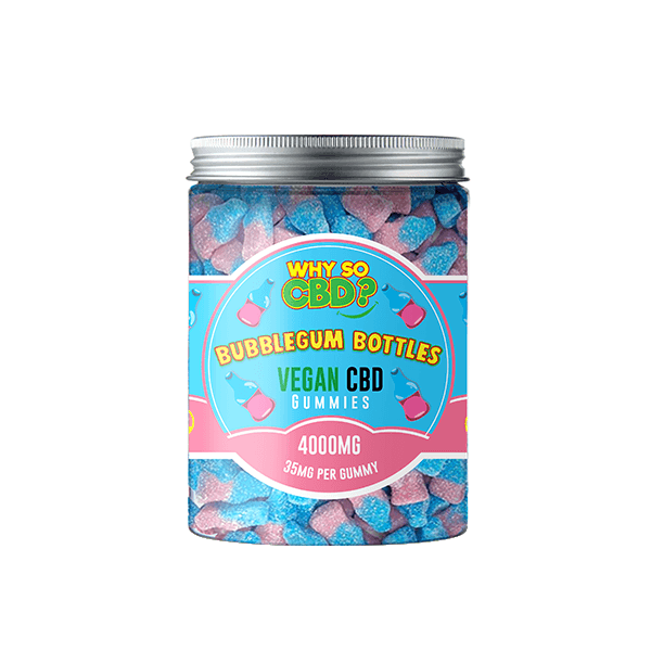Why So CBD? 4000mg CBD Large Vegan Gummies - 11 Flavours - Natural Euphoria
