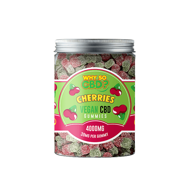 Why So CBD? 4000mg CBD Large Vegan Gummies - 11 Flavours - Natural Euphoria