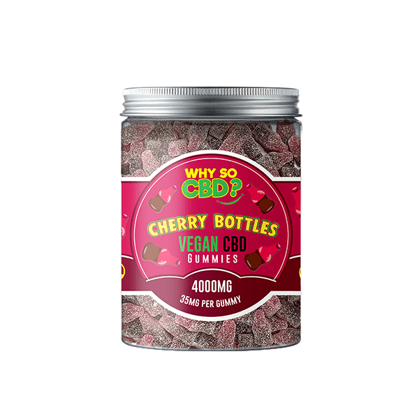 Why So CBD? 4000mg CBD Large Vegan Gummies - 11 Flavours - Natural Euphoria
