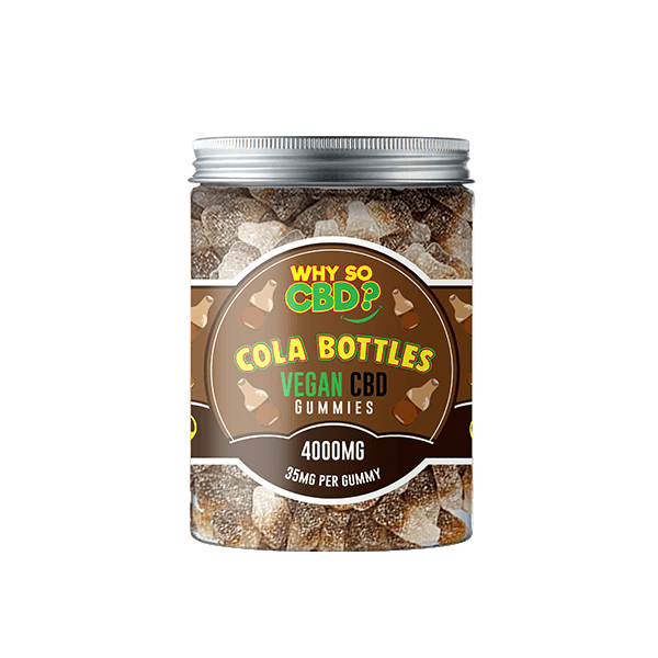 Why So CBD? 4000mg CBD Large Vegan Gummies - 11 Flavours - Natural Euphoria