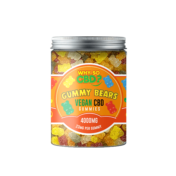 Why So CBD? 4000mg CBD Large Vegan Gummies - 11 Flavours - Natural Euphoria
