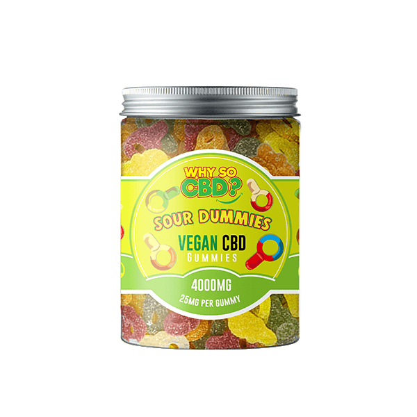 Why So CBD? 4000mg CBD Large Vegan Gummies - 11 Flavours - Natural Euphoria