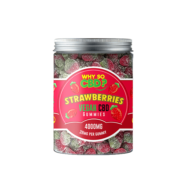 Why So CBD? 4000mg CBD Large Vegan Gummies - 11 Flavours - Natural Euphoria